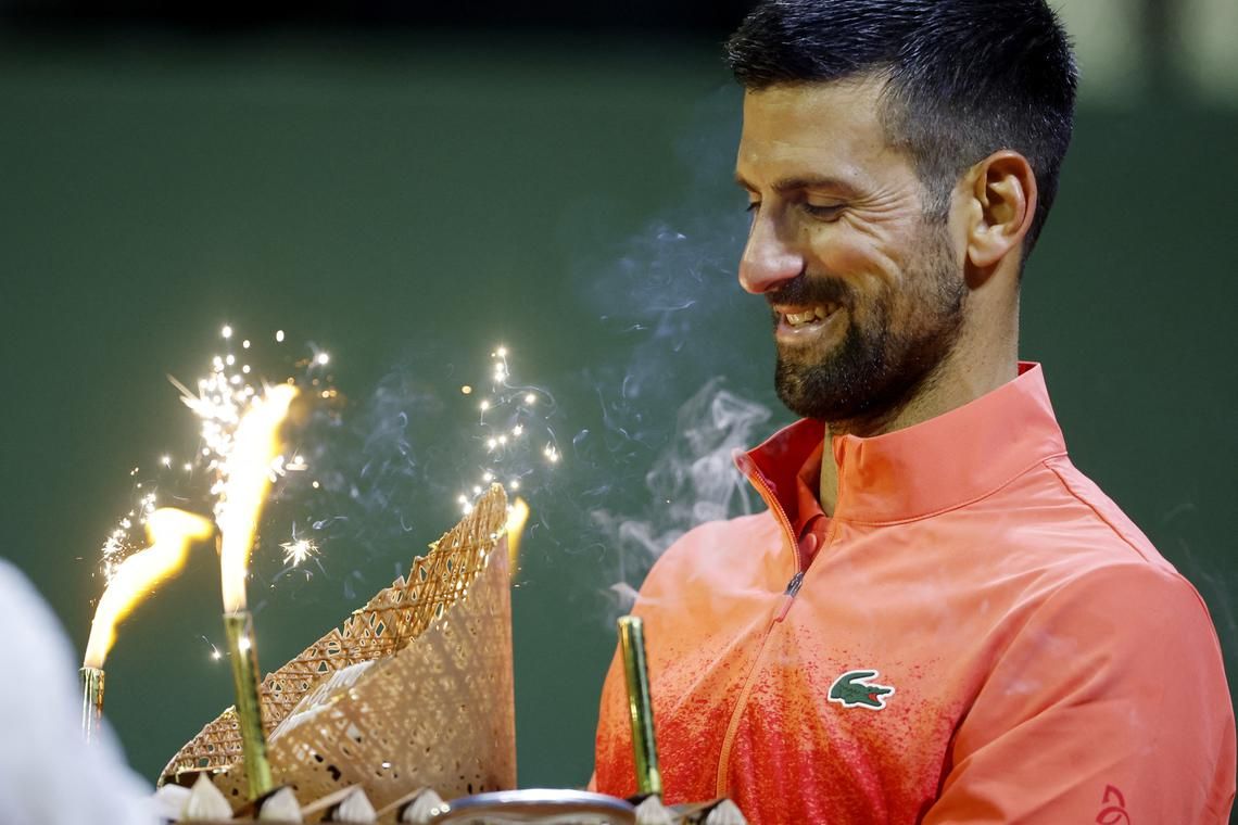 ATP roundup: Novak Djokovic celebrates birthday with quarterfinal win in Geneva