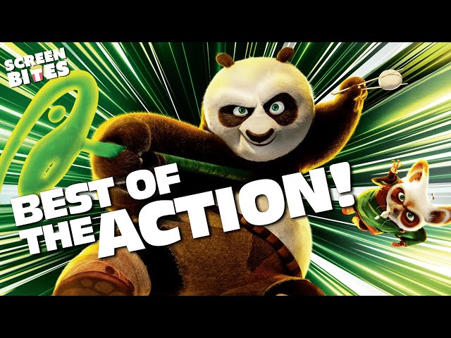 The Ultimate Animal Action Scenes From the Kung Fu Panda Movies | Screen Bites