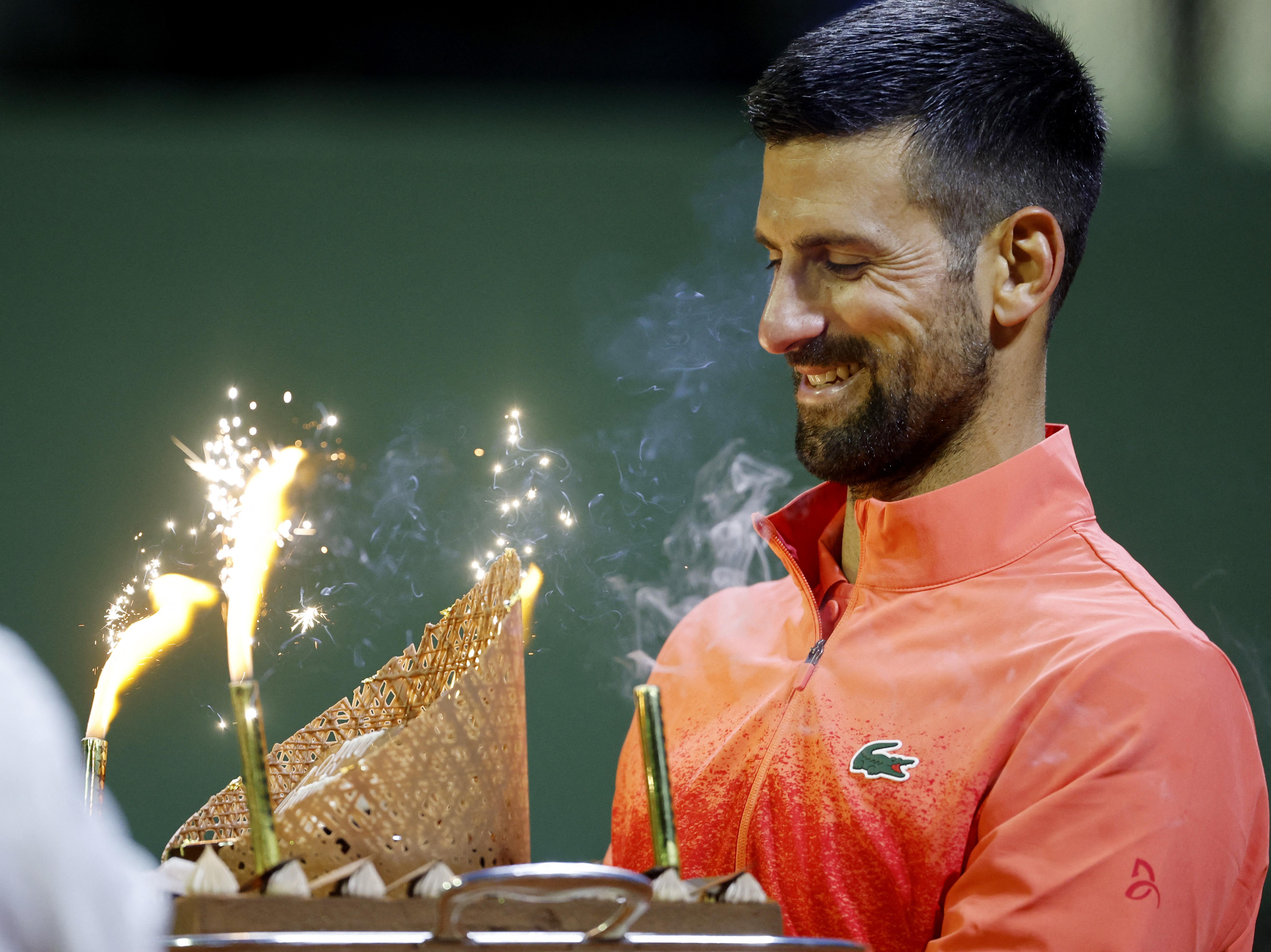 Birthday boy Novak Djokovic avenges Matteo Arnaldi loss in Geneva