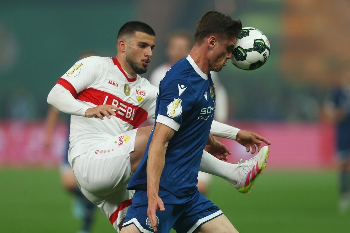 Stuttgart beat third-tier Arminia Bielefeld 4-2 to clinch German Cup