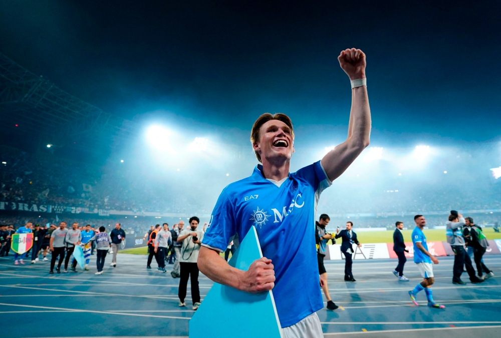 From bench to Braveheart: How ex-Man Utd midfielder McTominay gets crowned Napoli hero in title-winning debut