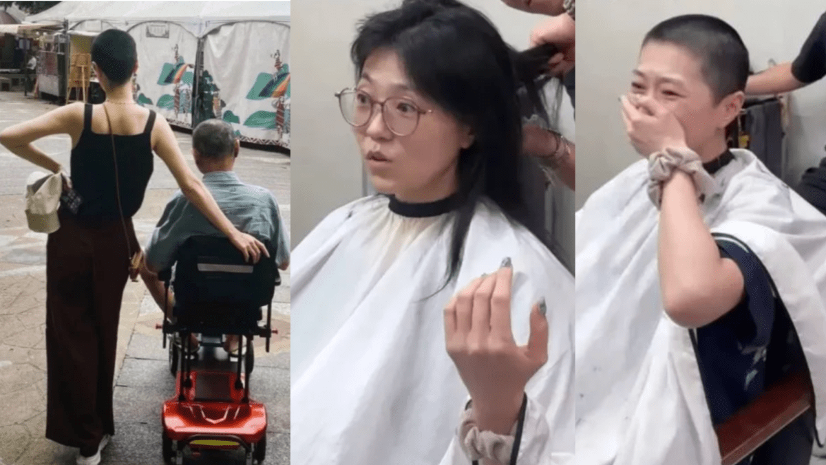 Taiwanese Singer Shaves Head In Support Of Sick Dad