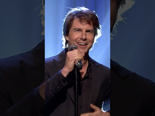 #TomCruise lip syncs #TheWeeknd’s “Can’t Feel My Face”! #FallonFlashback