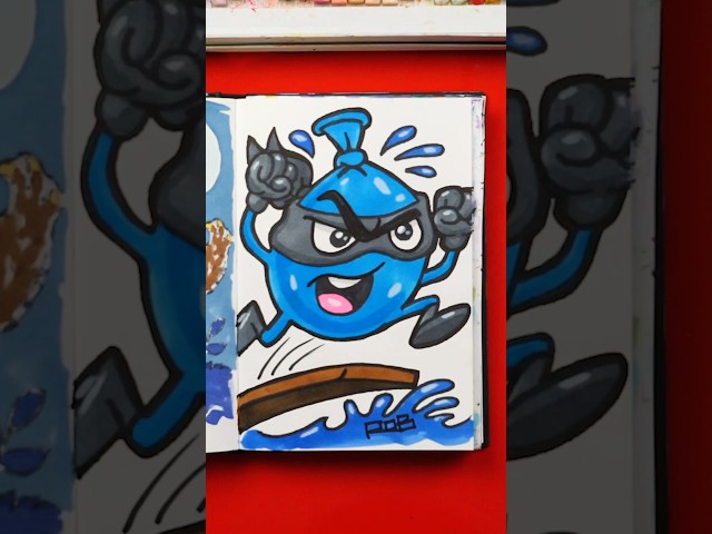 Sketchbook challenge - water balloons #howtodraw #artforkidshub