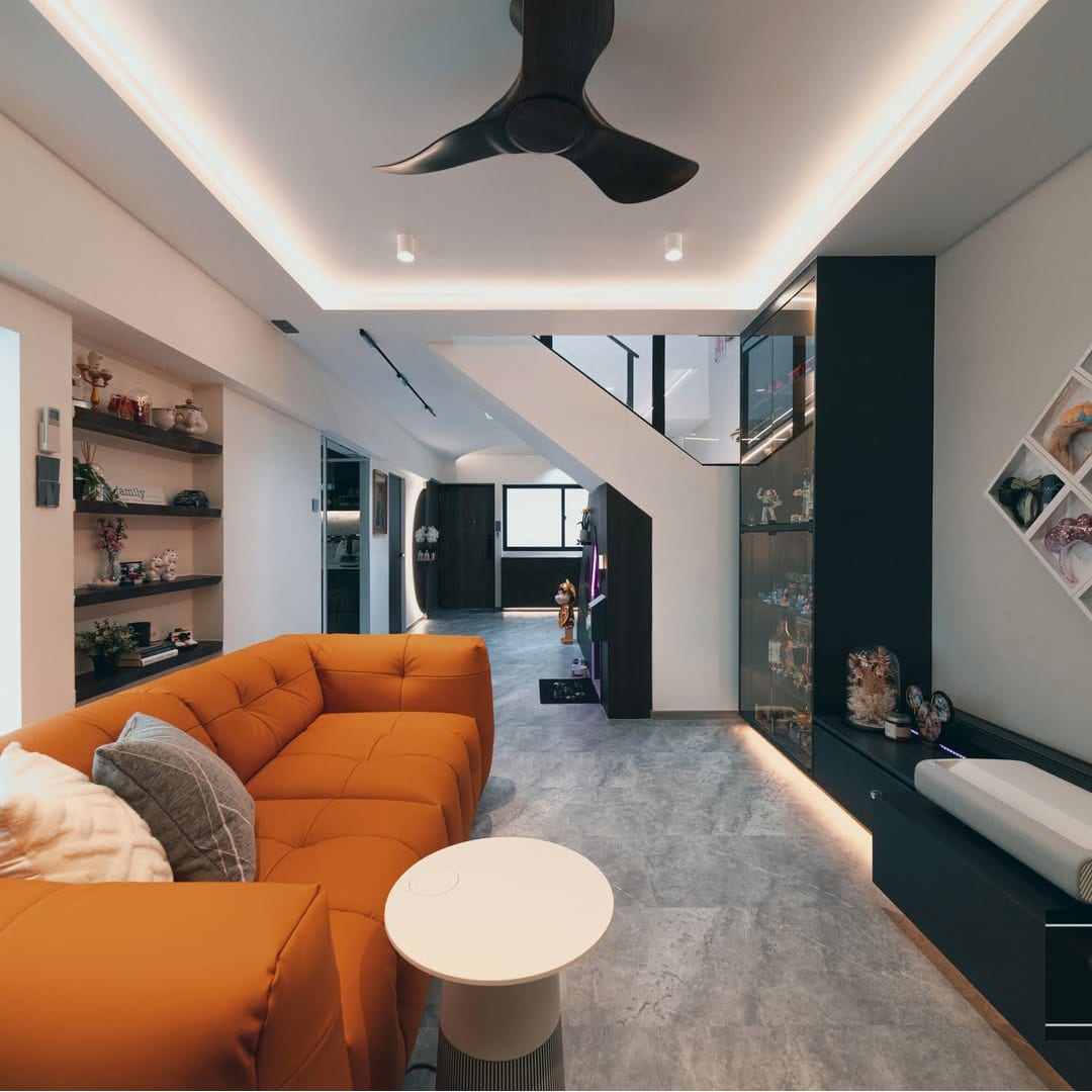 Mediacorp DJ Gerald Koh Spent $180K, 3 Times His Budget, To Renovate His $980K Maisonette Flat