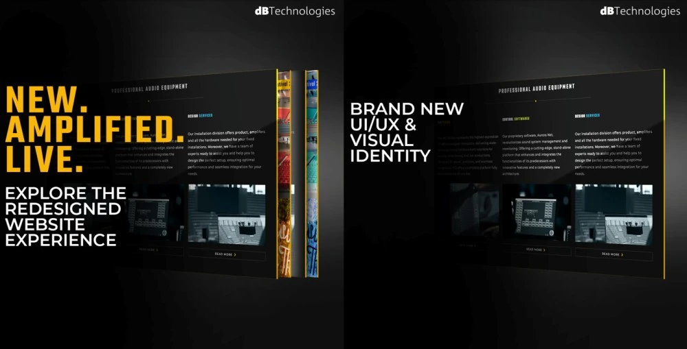 dBTechnologies’ New Website Connects Brand, Users, and Content