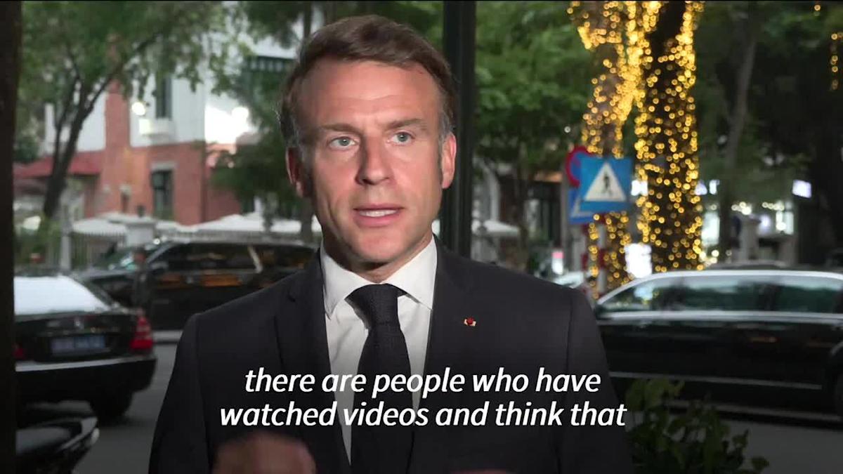 'Just joking': macron denies dispute with wife, blames disinformation