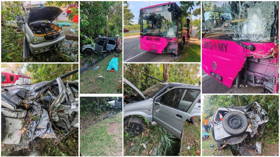 Bas Pink rams parked car, flings driver to death in Melaka
