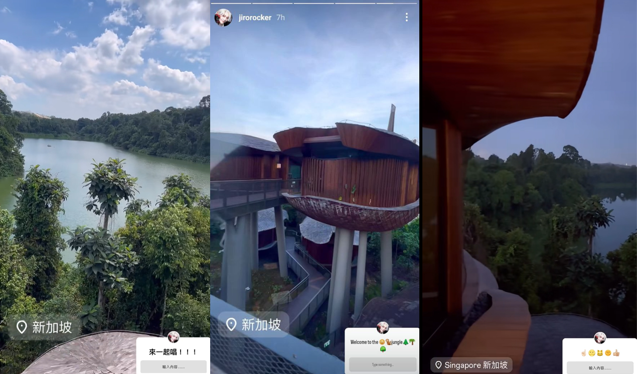 Jiro Wang at Merlion Park and Mandai Rainforest Resort after Lady Gaga's Singapore concert
