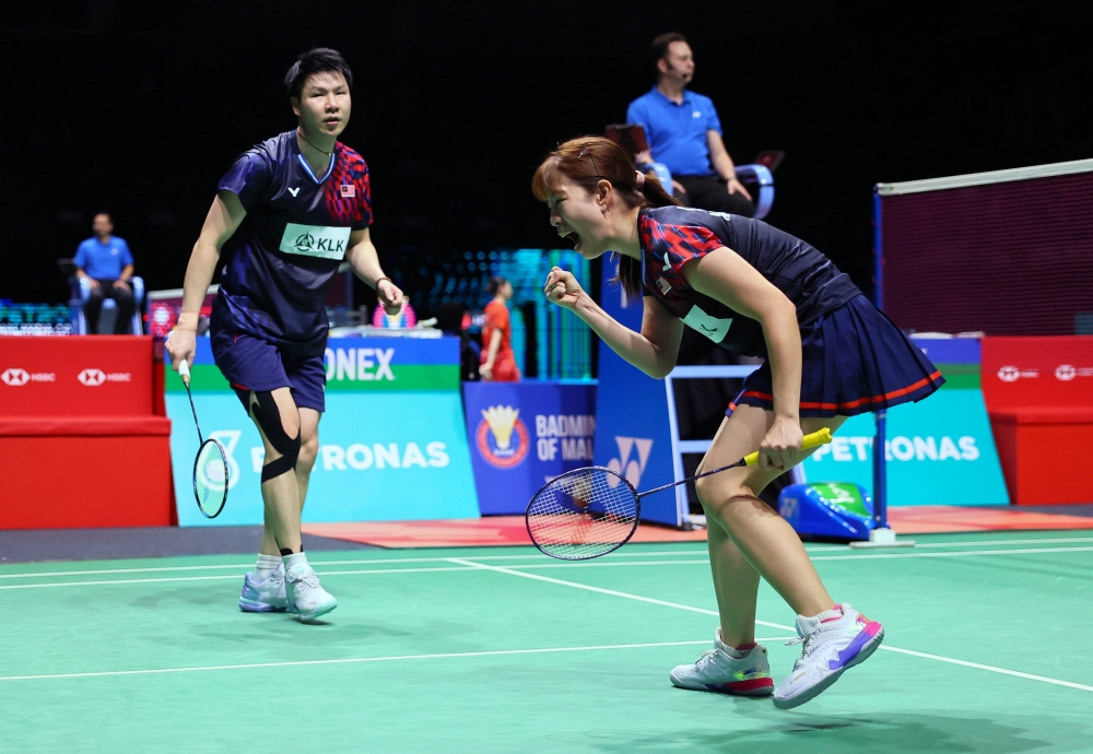 Malaysia’s top mixed doubles pair Goh Soon Huat-Shevon power past Ukrainian duo into Singapore Open second round