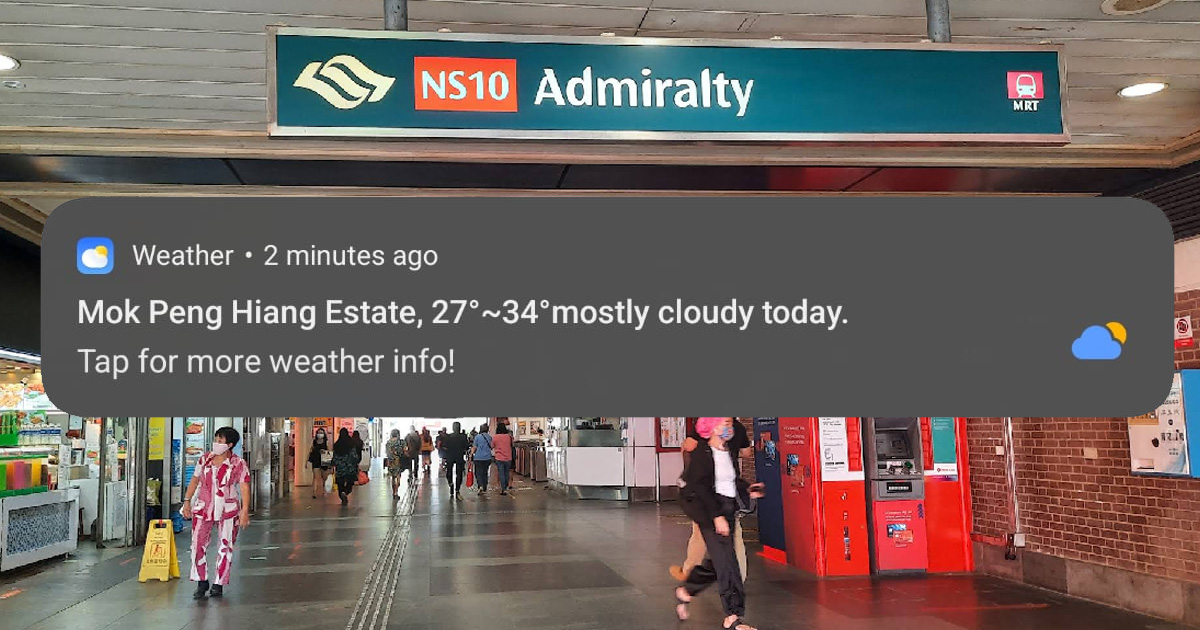 Weather App Confusion: A Glimpse into Singapore’s Past Kampong