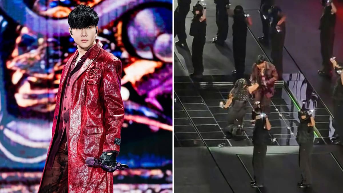 JJ Lin Praised For Helping Dancer Who Fell Off Stage During HK Concert