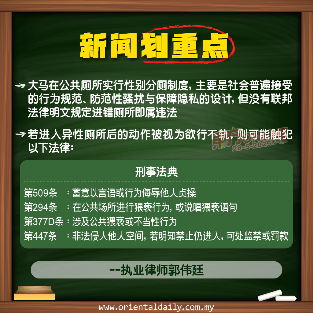 【专家点评】进入异性公厕，犯了什么法？