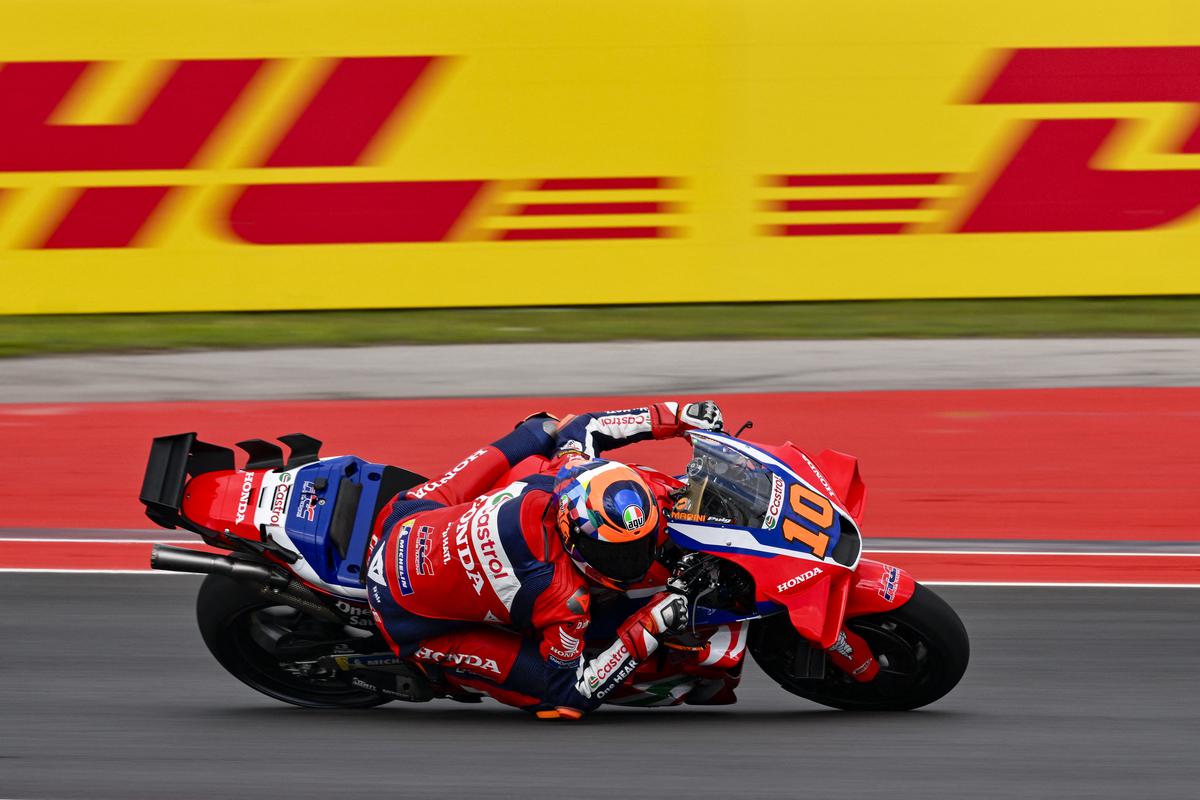 Honda's MotoGP rider Marini suffers severe injuries in crash while testing