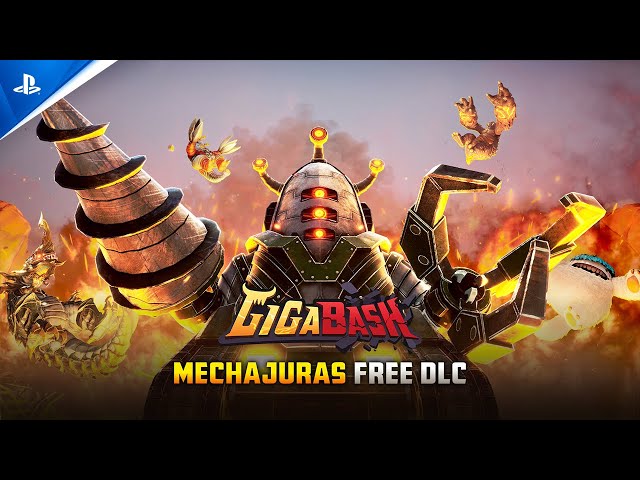 GigaBash - MechaJURAS Free DLC Trailer | PS5 & PS4 Games