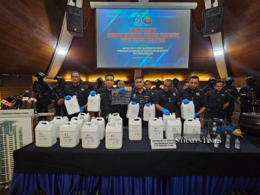 [UPDATED] RM3.29mil drug lab uncovered in Brickfields condo