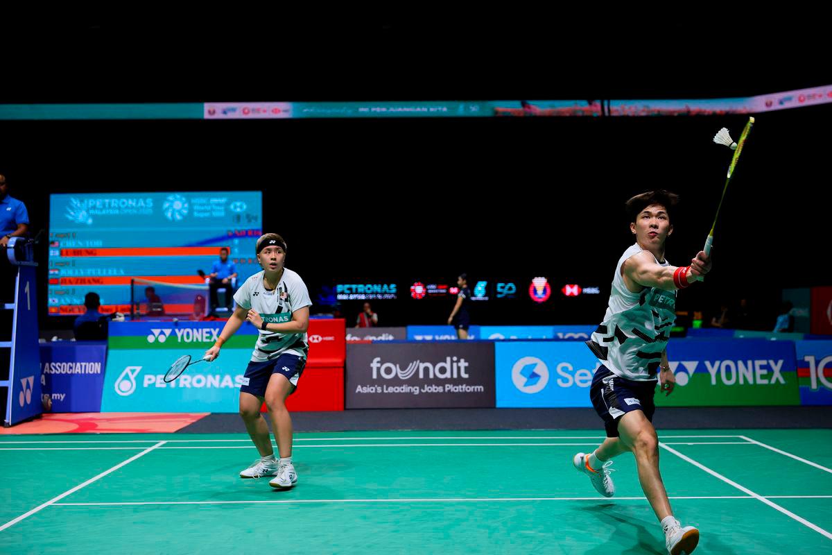 Singapore Open: Mixed doubles pair Tang Jie-Ee Wei crash out