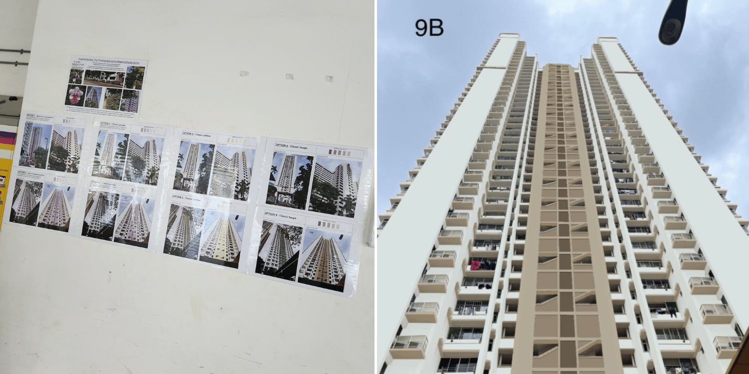 Tiong bahru residents vote ‘classic taupe’ for HDB repaint after purple coat draws flak