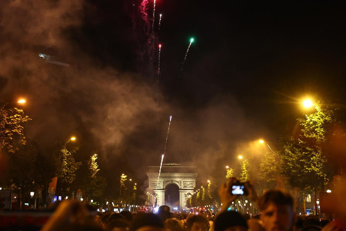 Paris erupts in euphoria before skirmishes as PSG win Champions League