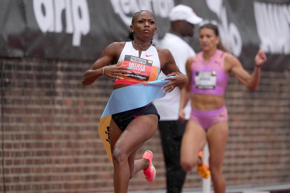 Melissa Jefferson-Wooden triumphs in 200m at Grand Slam Philadelphia meet