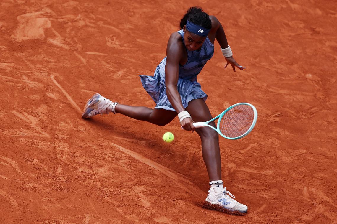 Second seed Gauff survives blip to beat Bouzkova at French Open