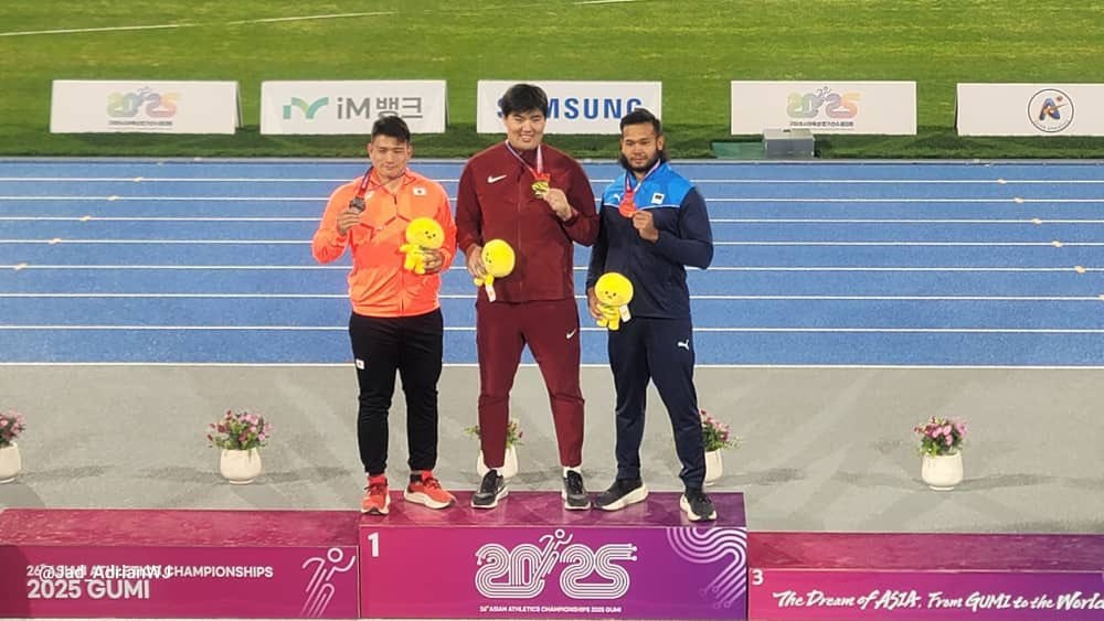 Malaysia’s Muhammad Irfan secures bronze in discus at Asian Athletics meet in South Korea