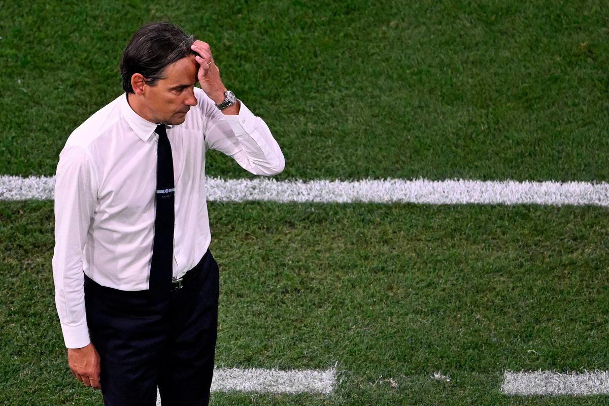 Inter coach Inzaghi delays talk about future after 'bitter' defeat