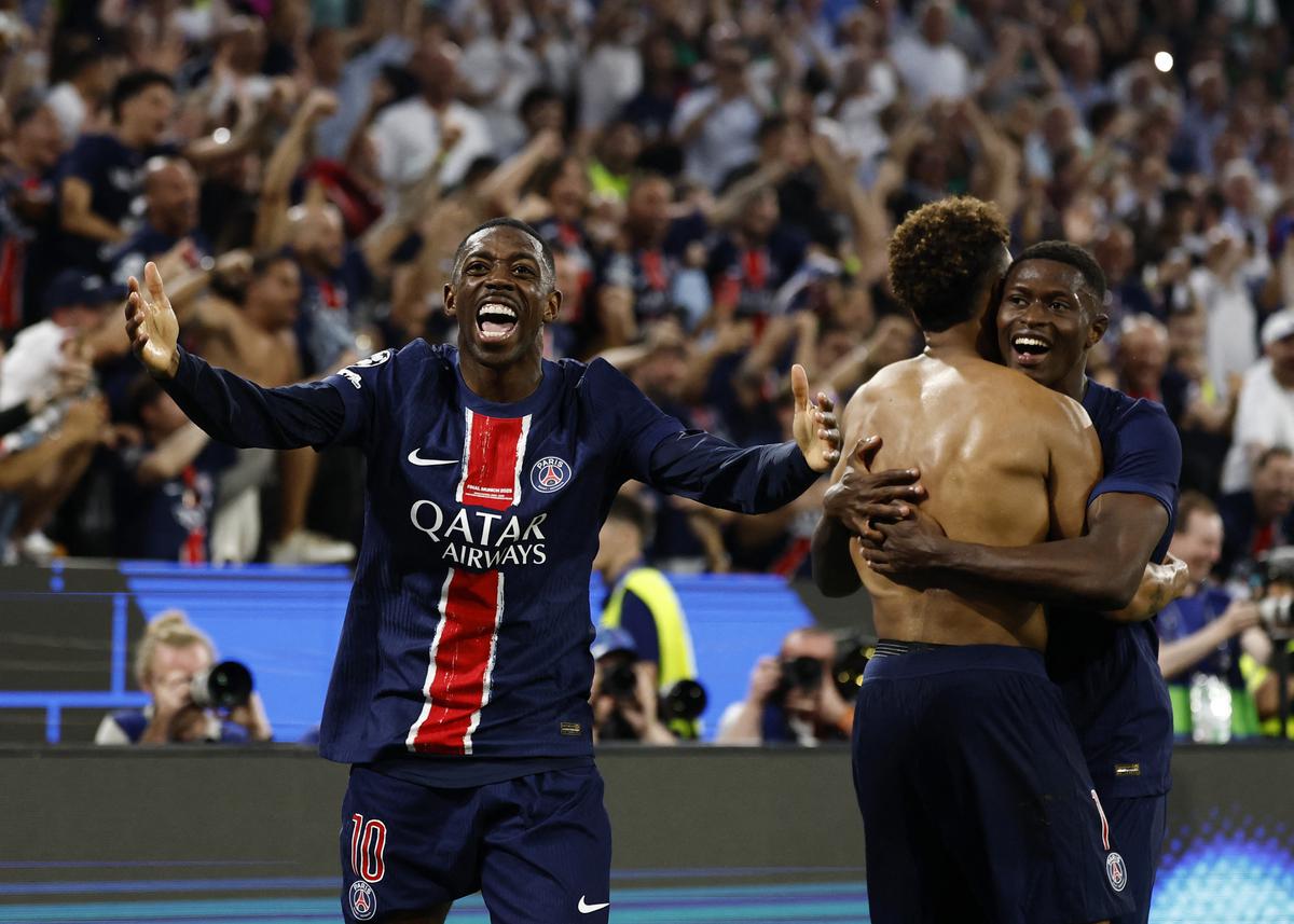 PSG's Dembele and Doue named Champions League players of the season