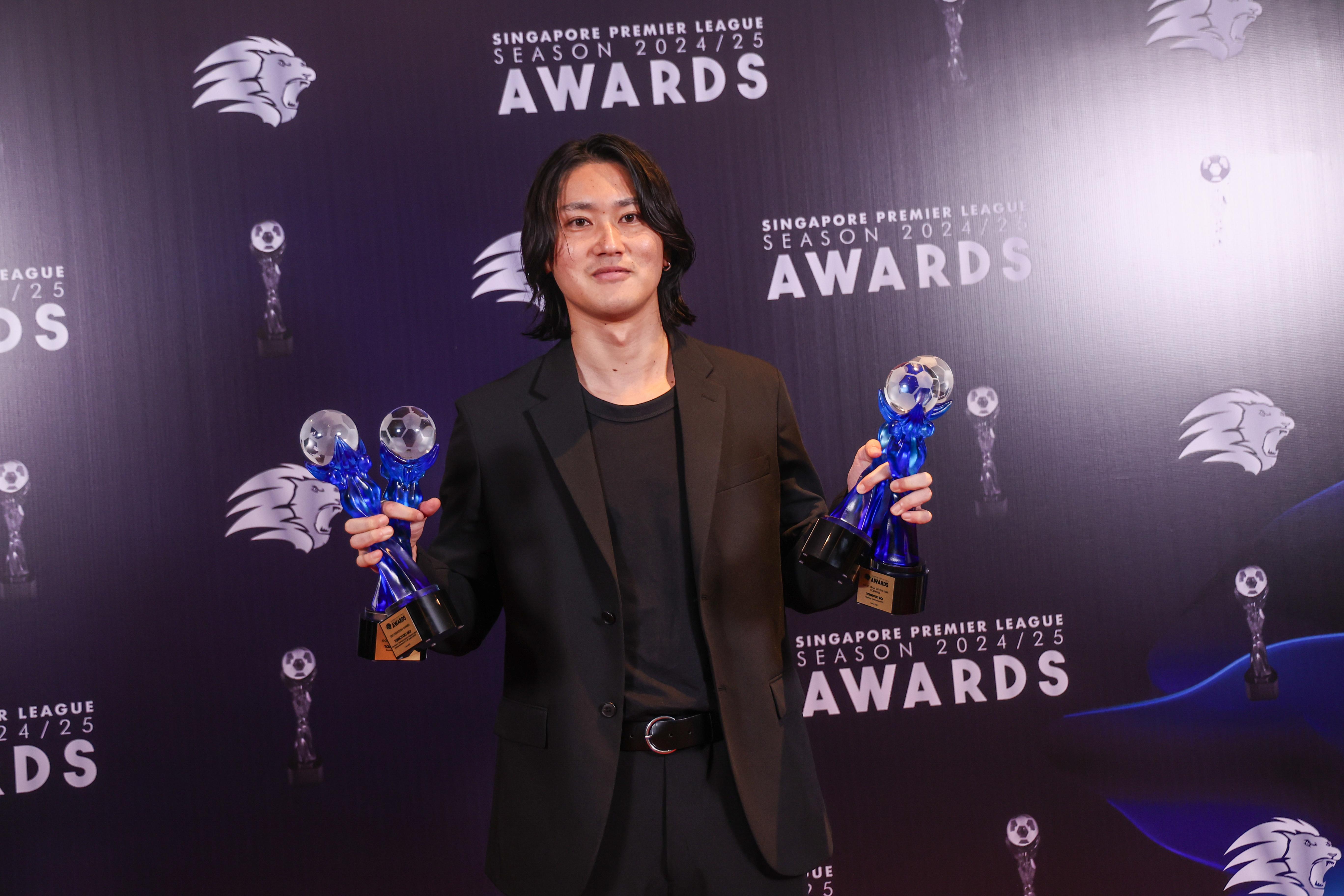 Tomoyuki Doi named Player of the Year at Singapore Premier League awards night