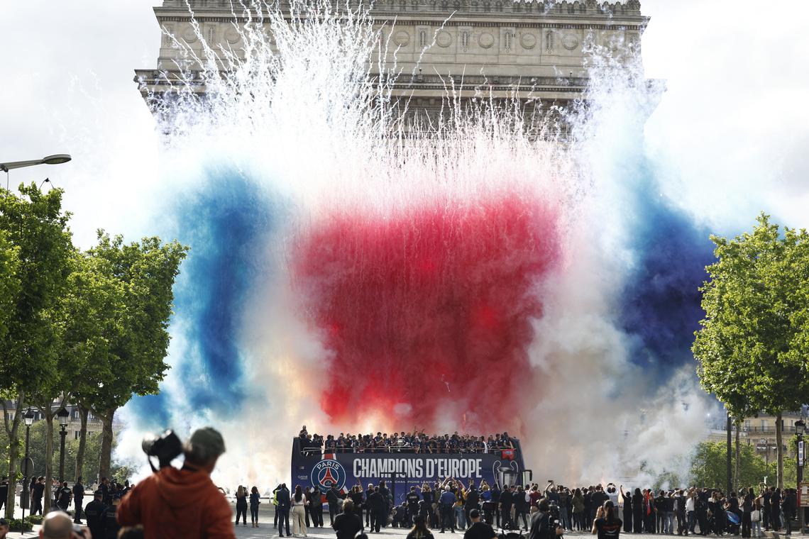 Paris welcomes its ‘sublime’ champions on the Champs Elysees