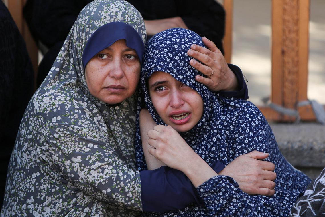At least 24 Palestinians killed near Gaza aid site, medics say