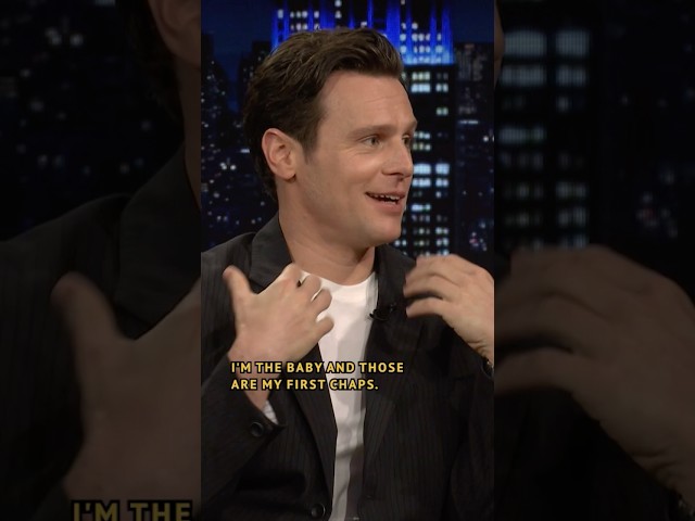 #JonathanGroff on his #Beyonce #COWBOYCARTERTOUR outfit 😭 #FallonTonight