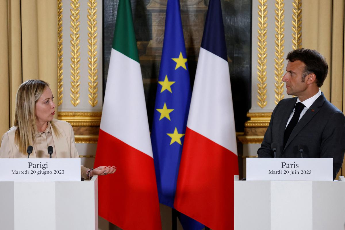 Macron to visit Meloni after rivalry creates tension on Ukraine, trade