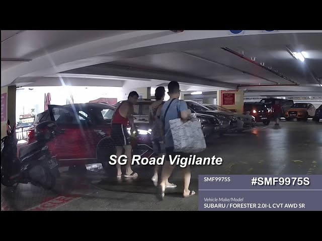 subaru forester parking at washing bay . went shopping get F by byd owner