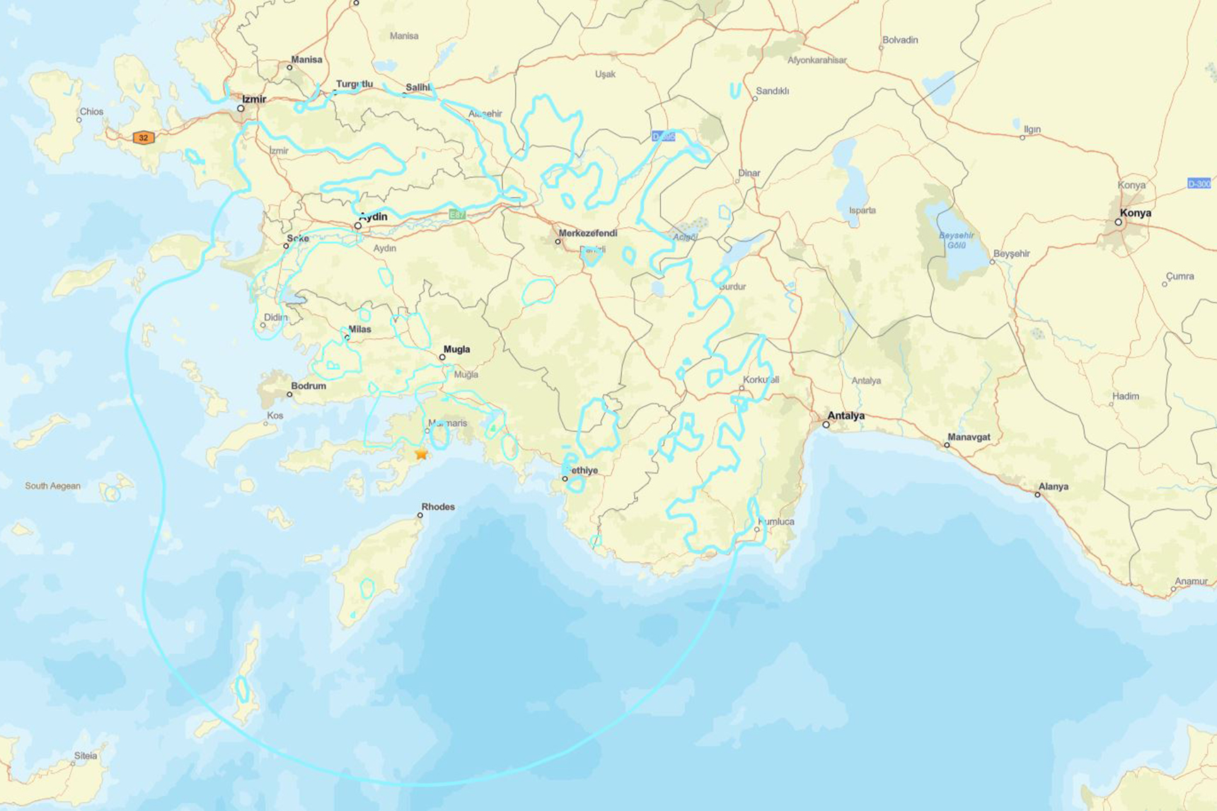 5.8-magnitude quake rattles Turkey's southwestern resorts
