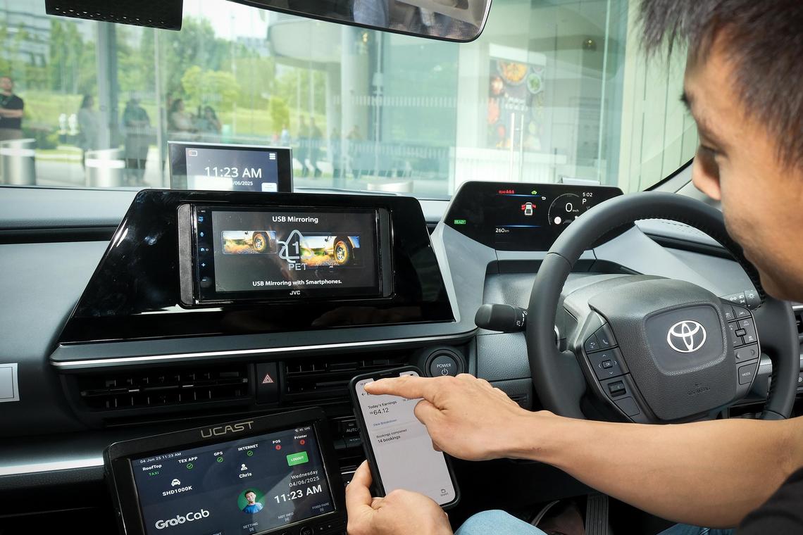 GrabCab to Launch in July 2025 with 40 Hybrid Toyota Prius Cars as Singapore’s Sixth Taxi Operator