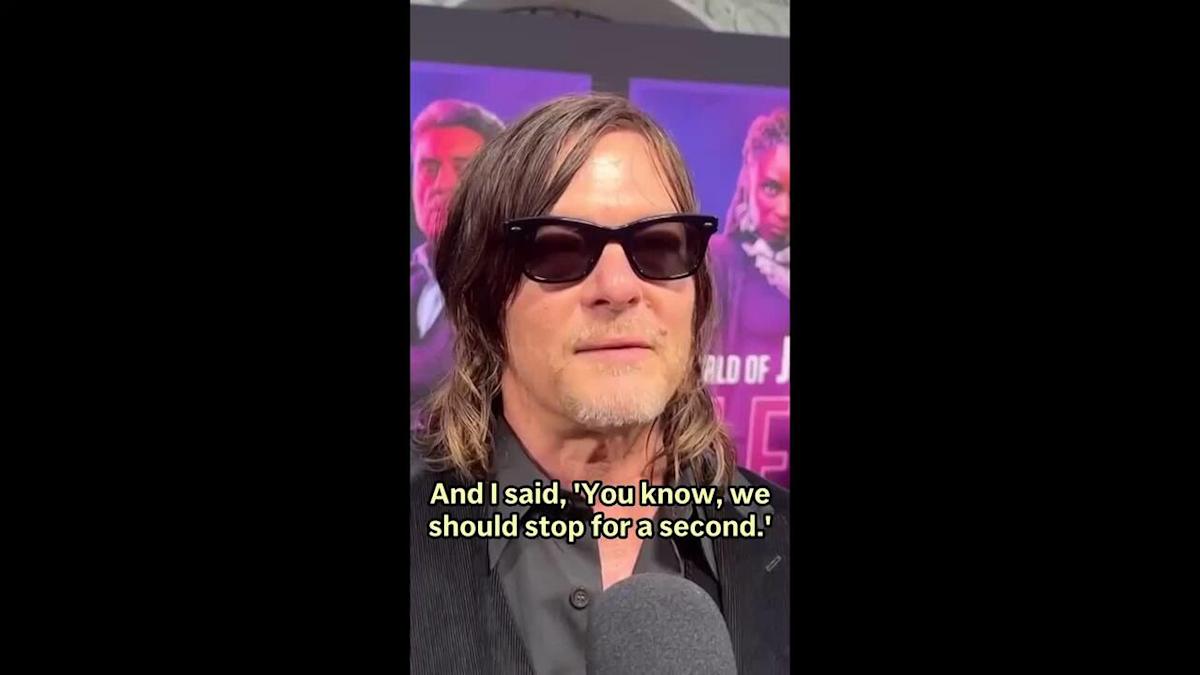 Rainbow toenails for 'ballerina' star reedus