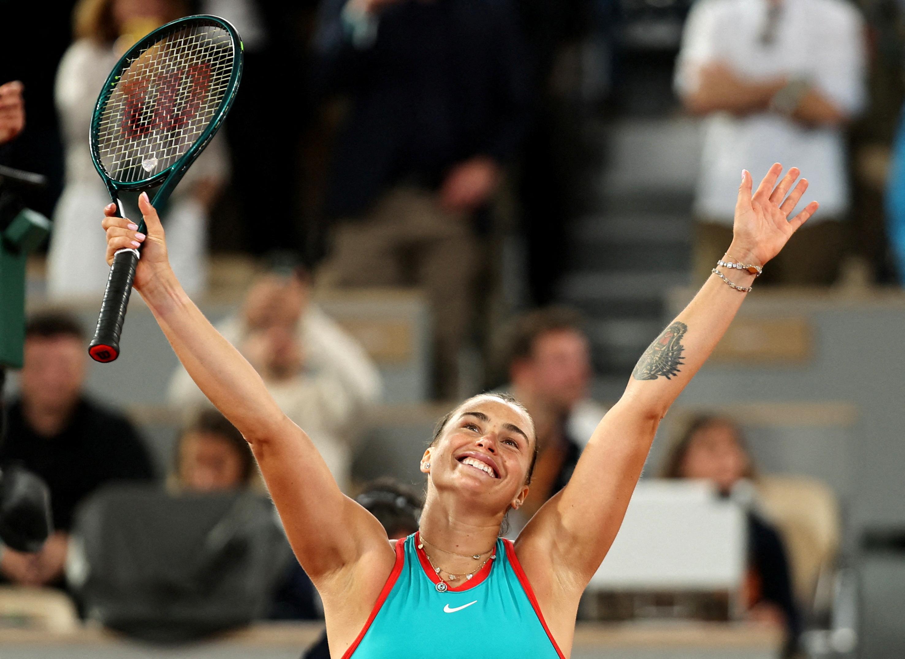 French Open title would ‘mean everything’ for Aryna Sabalenka