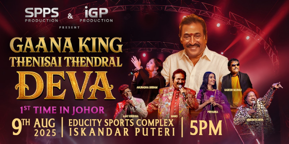 ‘Gaana King’ Deva returns to Malaysia with landmark Johor concert this August, Singapore fans thrilled