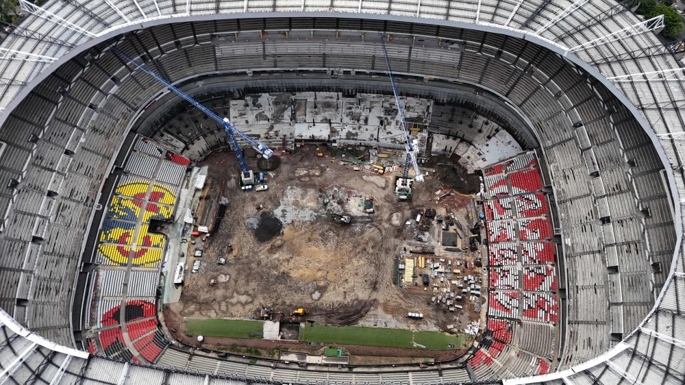 Mexico City’s Azteca Stadium undergoes major revamp ahead of unprecedented third World Cup