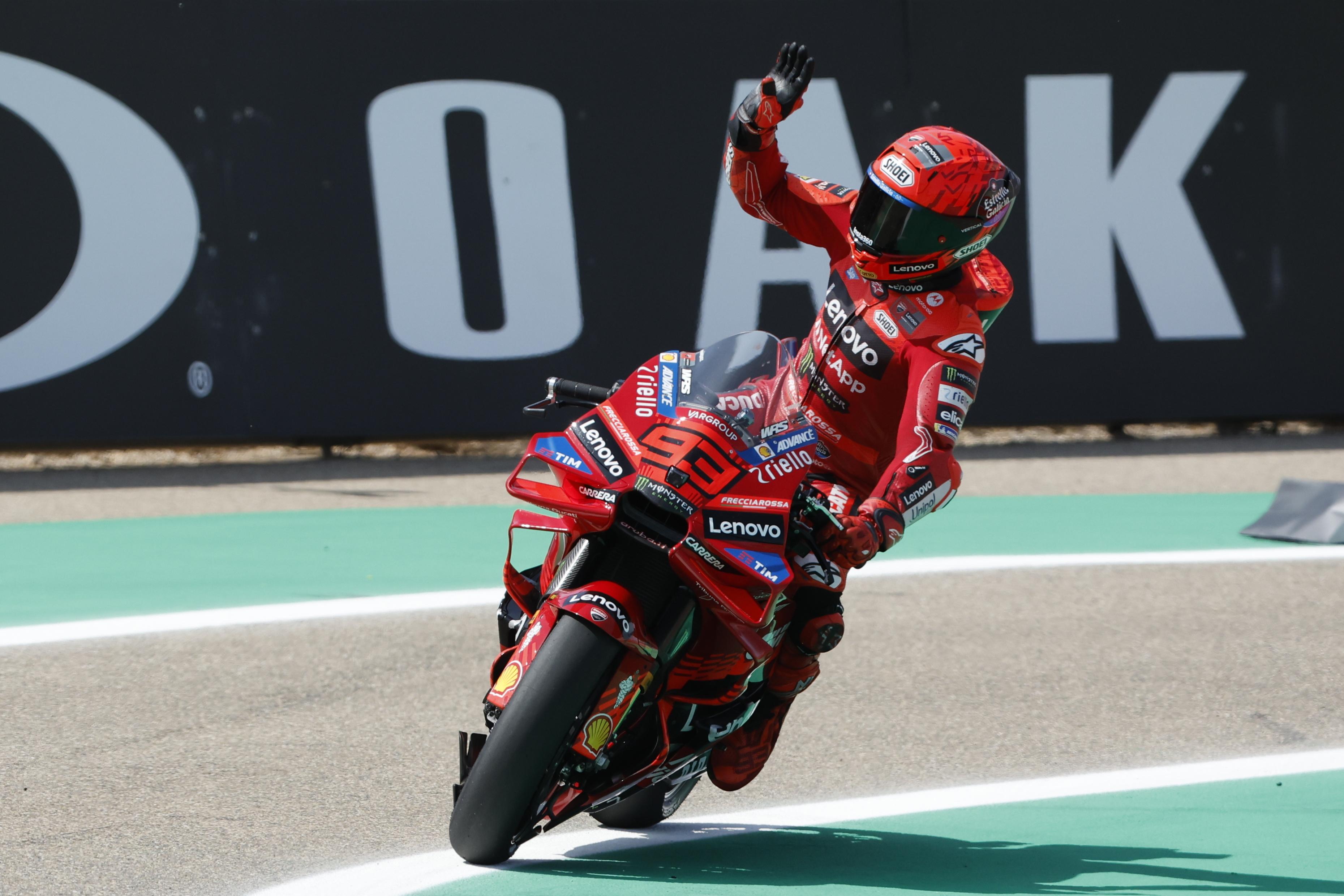 Marc Marquez fastest in Aragon Grand Prix qualifying for 99th career pole