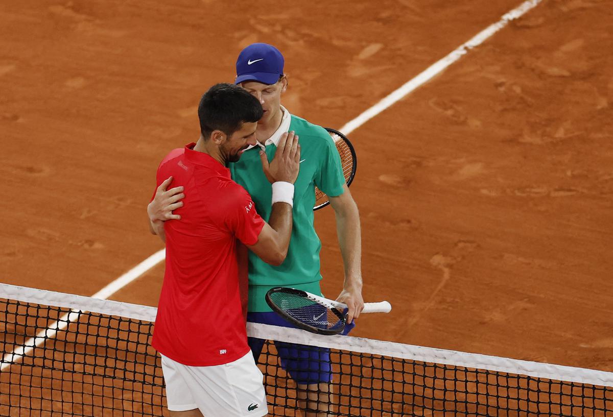 Sinner ends Djokovic record bid, to face Alcaraz in French Open final