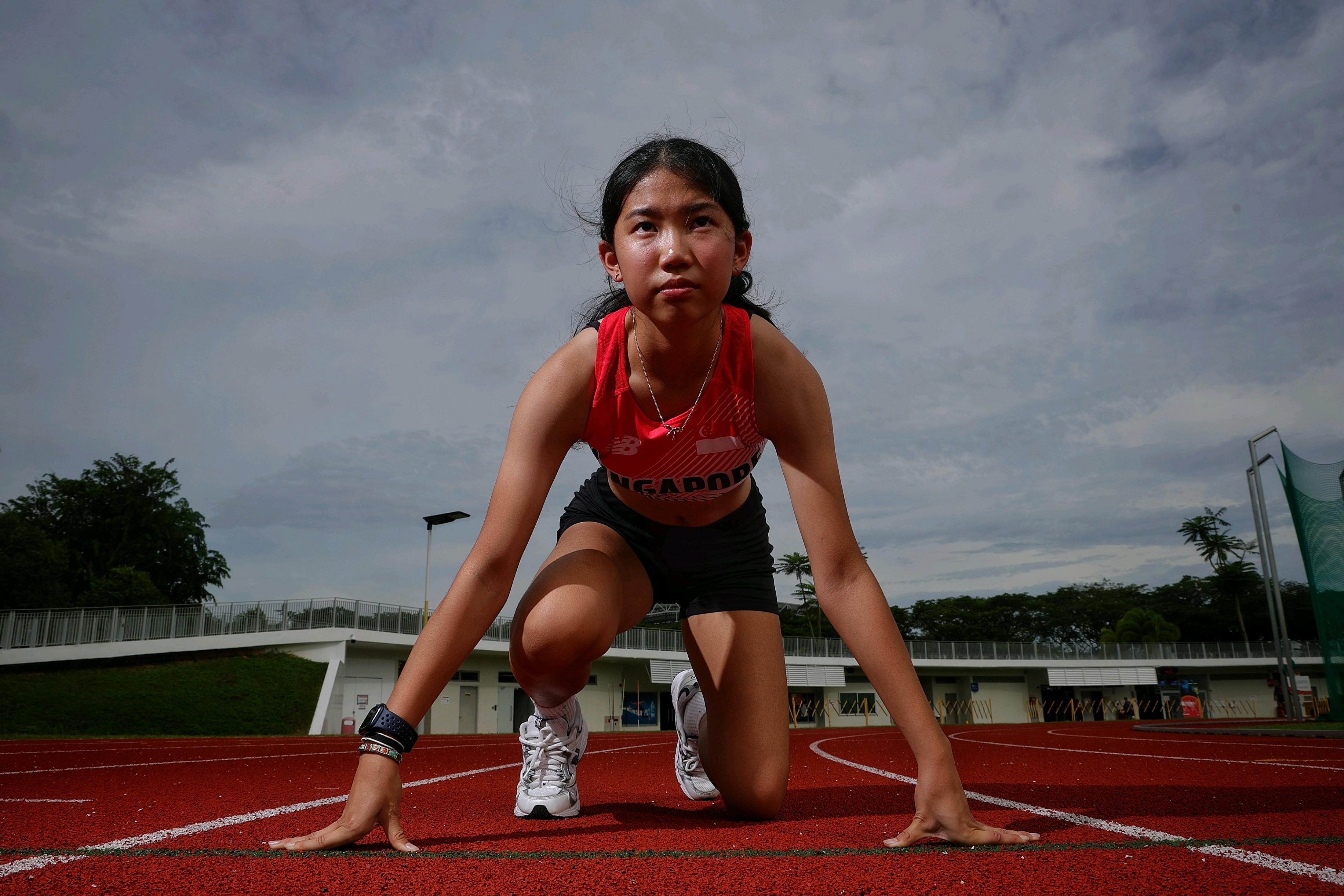 From National School Games to Asian C’ships, teen sprinter Shannon Tan chases records