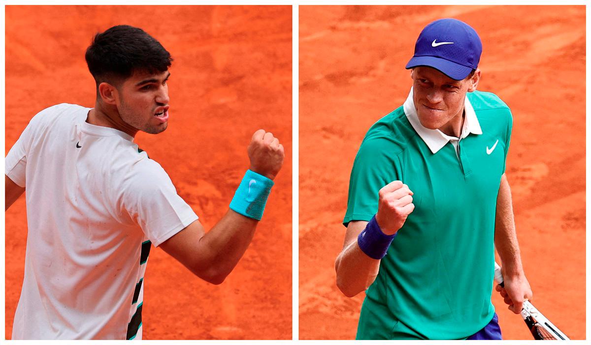 Alcaraz puts French Open title on line against scorching Sinner