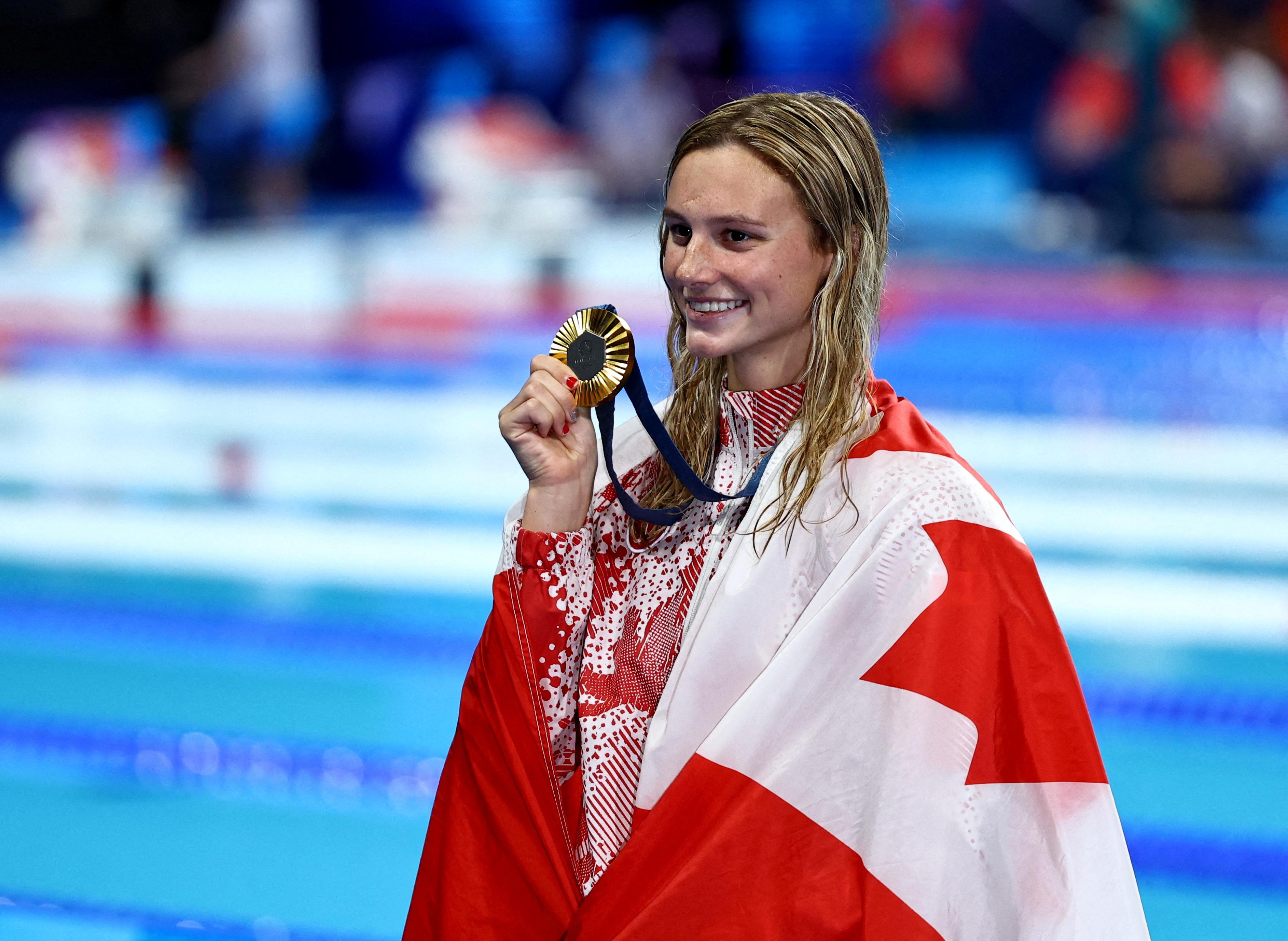 Canada’s Summer McIntosh breaks 400m medley world record