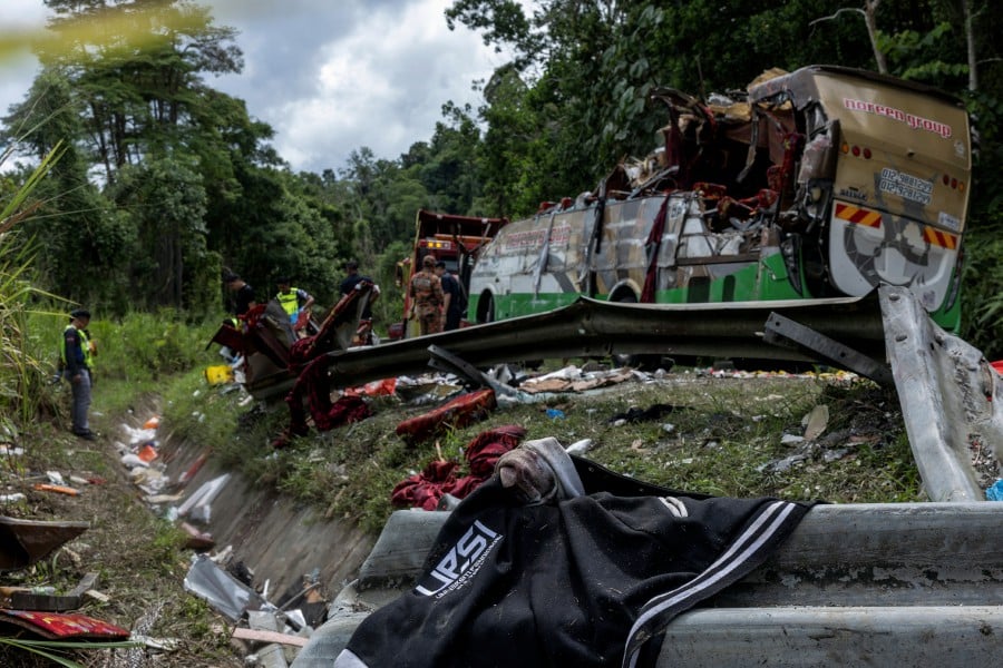 Identities of 15 UPSI students killed in Gerik crash confirmed
