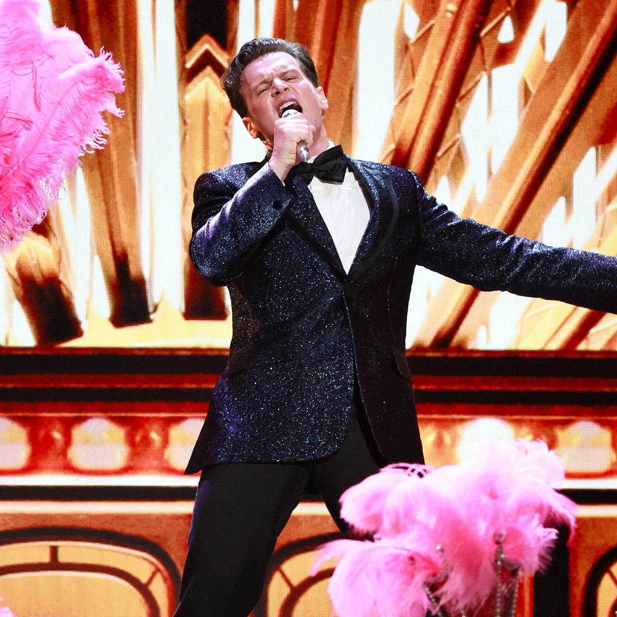 Tony Awards 2025: Keanu Reeves Has Priceless Reaction to Being Straddled By Jonathan Groff Mid-Show