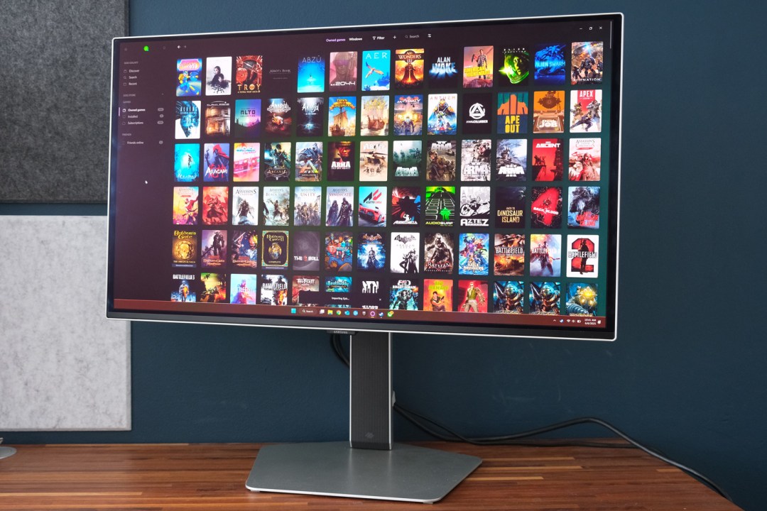 Samsung’s small(ish) Odyssey OLED G81SF is more monitor than my graphics card can handle