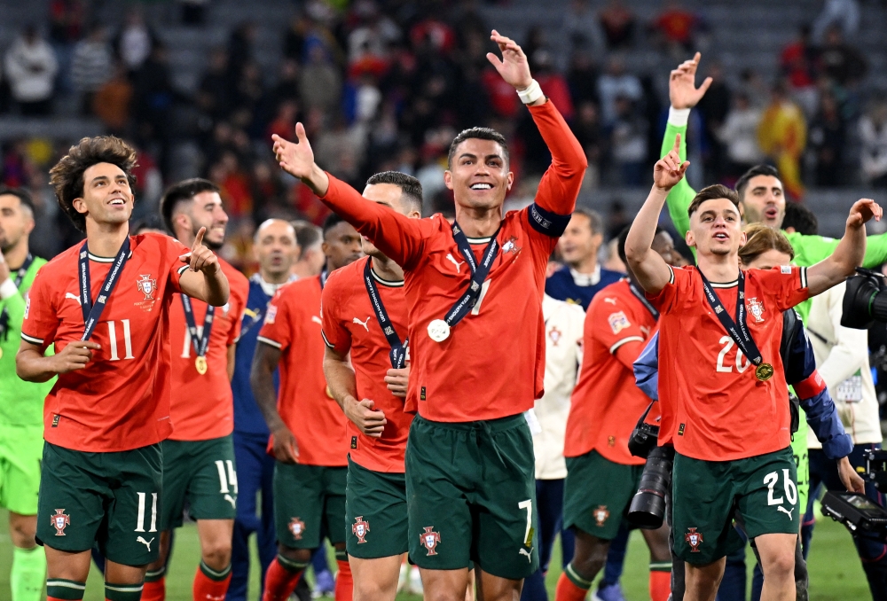 ‘Small people, but big ambition’: Portugal’s emotional Ronaldo celebrates winning Nations League