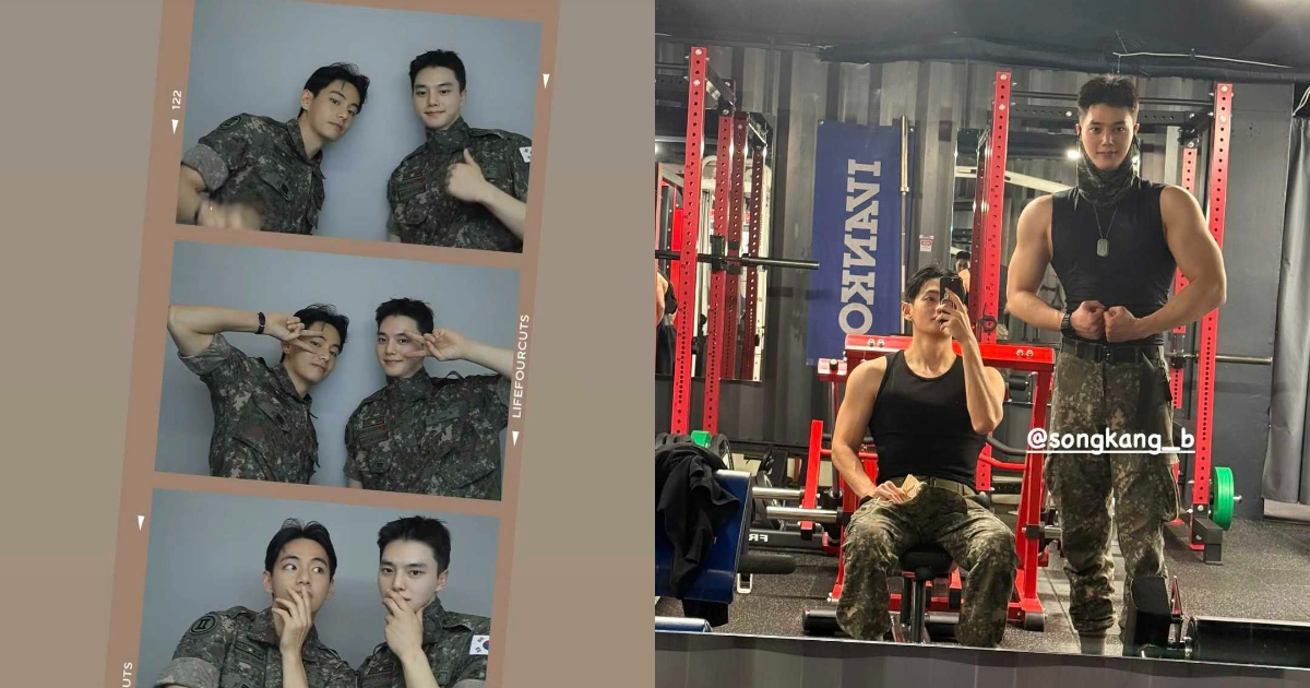 RM and V discharged from military service, Hybe headquarters decorated for BTS' return